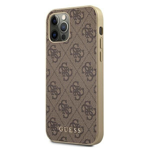 Oryginalne Etui GUESS 4G  Apple iPhone 12 Pro Max Guess Brązowy