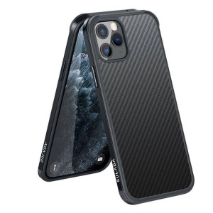 Etui Sulada Carbon Fiber Obudowa Hybrydowa Apple iPhone 12/12Pro SULADA