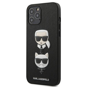 Oryginalne Etui KARL LAGERFELD Saffiano Ikonik Karl&Choupette Head