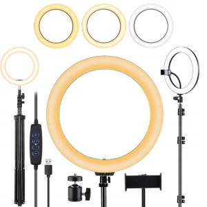 Lampa Pierścieniowa Ring Makijaż Tatuaż Statyw 220