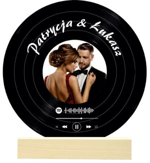 Prezent Spersonalizowany Winyl Spotify ze zdjęciem