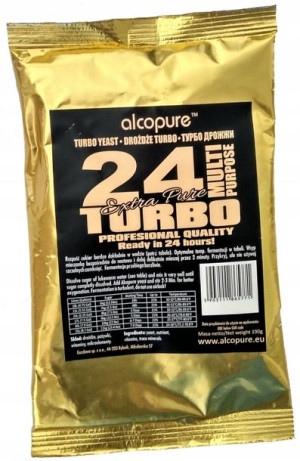 DROŻDŻE GORZELNICZE TURBO 24 h -aż 33l zacier 21%