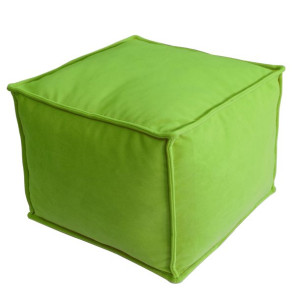 Pufa kostka miękka 50 cm Zielony