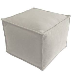 Pufa kostka miękka 60 cm Biały