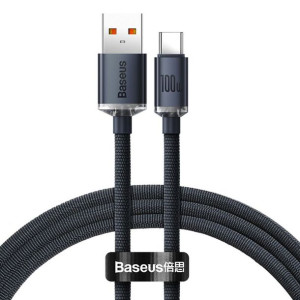 Baseus kabel USB do Typ C PD100W Power Delivery Crystal Shine CAJY000501 2m
