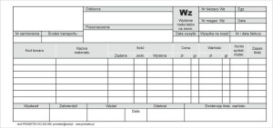 Wydanie MateriałówNa Zewnątrz WZ 80 KR