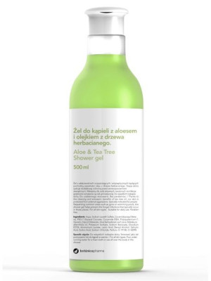 Aloe & Tea Tree Shower Gel żel do kąpieli z aloesem i olejkiem z drzewa her