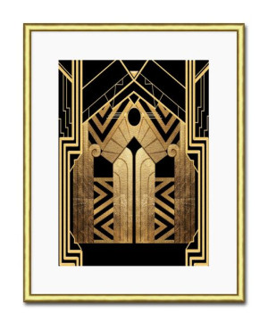  Obraz do wnętrz w stylu Art Deco 21x26cm