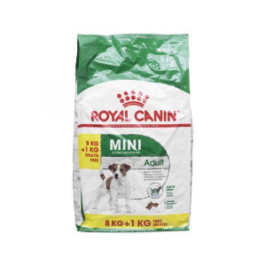 ROYAL CANIN Mini Adult  Karma Sucha Dla Psów Dorosłych Ras Małych 8 + 1 kg