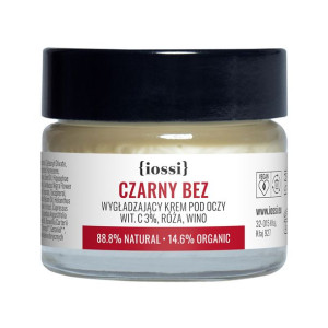 Czarny Bez wygładzający krem pod oczy witamina C 3% & róża & wino 15ml