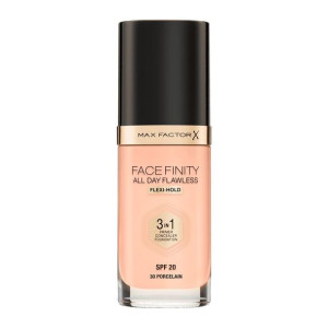 Facefinity All Day Flawless 3 w 1 kryjący podkład w płynie 30 Porcelain 30m