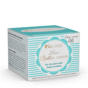 Shea Butter Cream krem do twarzy z witaminą E i kwasem hialuronowym 50+ na