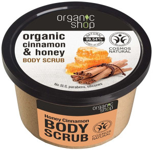 Organic Cinnamon & Honey Body Scrub peeling do ciała na bazie ekstraktu z c
