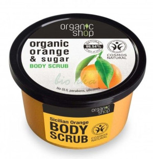 Organic Orange & Sugar Body Scrub peeling do ciała o zapachu sycylijskiej p