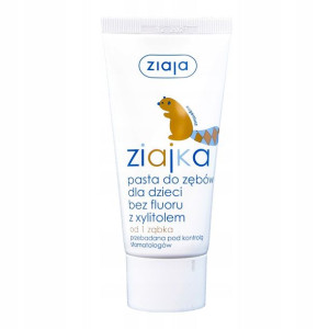 Ziajka pasta do zębów dla dzieci bez fluoru z xylitolem 50ml