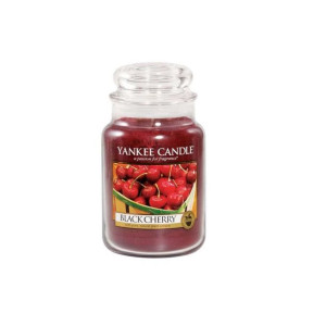 Świeca zapachowa duży słój Black Cherry 623g