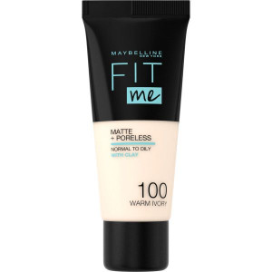 Fit Me Matte & Poreless Foundation matujący podkład do twarzy 100 Warm Ivor