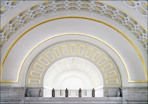 Balcony level of Washington’s Union Station soon after an extensive renovat