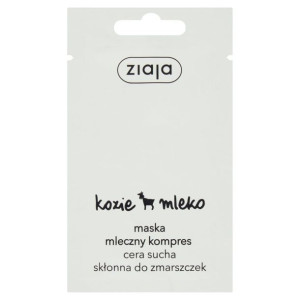 Kozie mleko maska mleczny kompres cera sucha 20x7ml