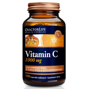 Vitamin C Buffered Vitamin C buforowana witamina C 1000mg suplement diety D