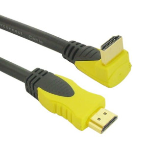 Przyłącze wtyk HDMI prosty na wtyk HDMI kątowy PRO KOLOR 4m