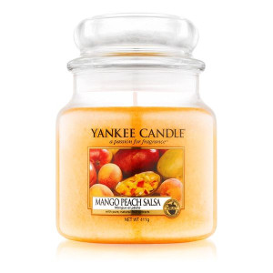 Świeca zapachowa średni słój Mango Peach Salsa 411g