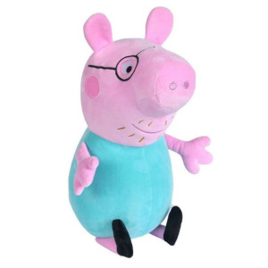 Świnka Peppa - Maskotka - Pluszowy Tata Peppy I Georga - 37 Cm - 926-1005