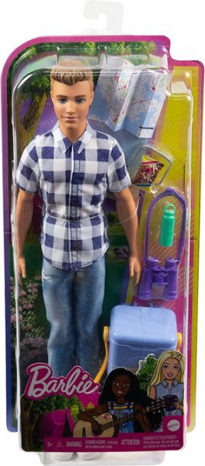 Barbie Lalka Ken Kemping + Akcesoria