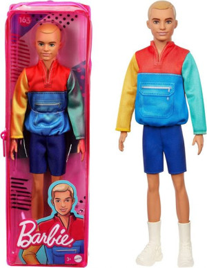 Barbie Lalka Fashionistas Stylowy Ken Dres