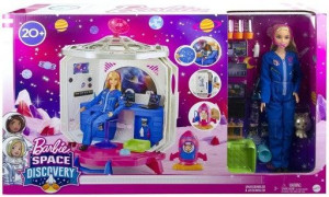 Barbie Zestaw Stacja Kosmiczna Lalka Space Disco