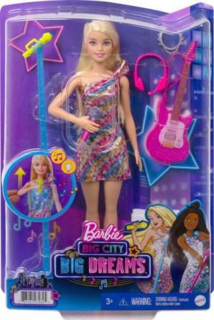 Mattel Barbie Big City Muzyczna Lalka Malibu