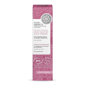 Organic Certified Night Recovery Face Cream organiczny certyfikowany odmład