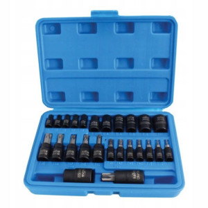 Nasadki Torx/-e 1/4″ 3/8″ 1/2″ 25 Szt - S-h2548t