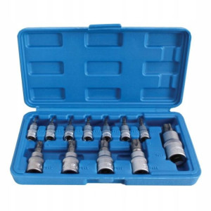 Nasadki Z Otworem 5-kt 1/4'' 3/8'' 1/2'' Torx