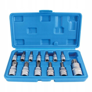 Nasadki Zestaw Kluczy 1/4'' 3/8'' 1/2'' Torx Satra