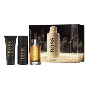 Boss The Scent For Man zestaw woda toaletowa spray 100ml + dezodorant spray