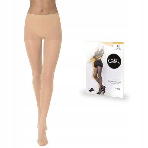 Rajstopy Gatta Laura 15 den lycra, Dune 5-XL