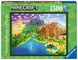 Ravensburger Puzzle 1500 El Świat Minecraft