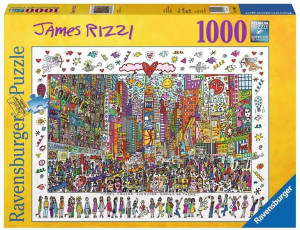Ravensburger Puzzle 1000el James Rizzi Times Squar