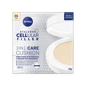 Hyaluron Cellular Filler 3in1 Care Cushion pielęgnujący krem-podkład w podu