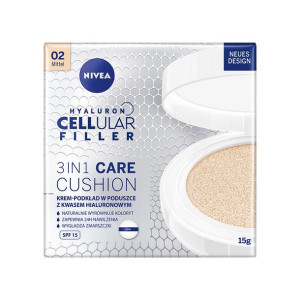 Hyaluron Cellular Filler 3in1 Care Cushion pielęgnujący krem-podkład w podu