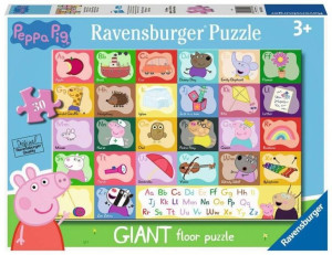 Ravensburger Puzzle Gigant 24 El Świnka Peppa