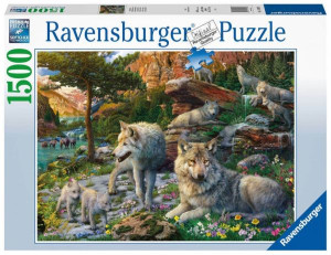 Ravensburger Puzzle 1500 El Wiosenne Wilki