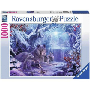 Ravensburger Puzzle 1000el Wilki Zimą