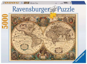 Ravensburger Puzzle 5000 El Dawna Mapa Świata