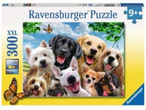 Ravensburger Puzzle 300el Szczęśliwe Psy