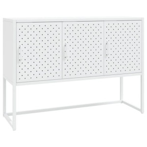Szafka boczna, biała, 105x35x75 cm, stal