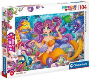 Clementoni Puzzle 104 El Beautiful Mermaid