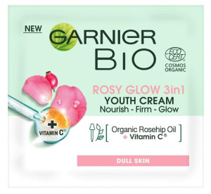 Bio Rosy Glow 3in1 Youth Cream krem różany przeciw oznakom starzenia dla sk