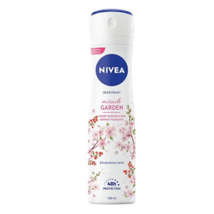 Miracle Garden antyperspirant w spray'u Kwiat Wiśni i Czerwone Jagody 150ml